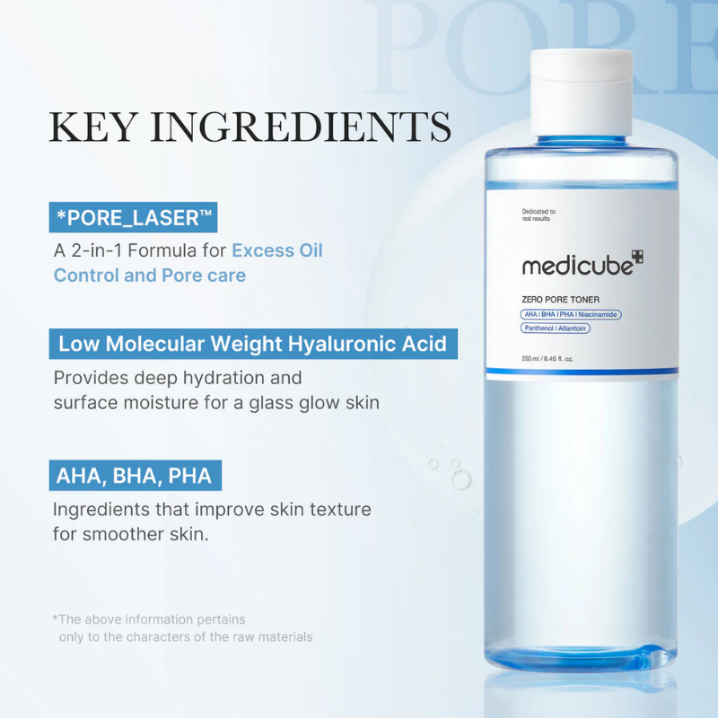 medicube Zero Pore Toner 250ml-3